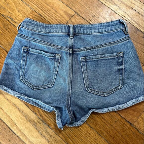 PacSun High Rise Jean Shorts Size 24 - Picture 6 of 7
